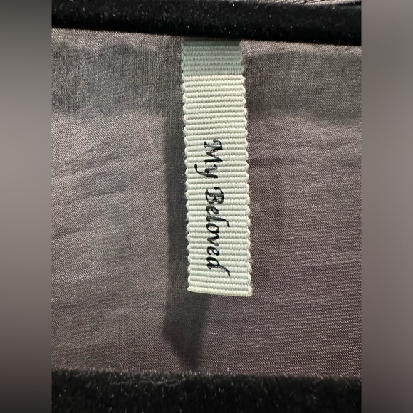 My Beloved - like new tunic with removable black chain and wrap around tie. - Picture 6 of 6